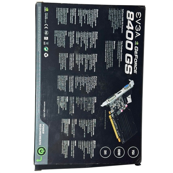 EVGA Other - EVGA GeForce 8400 GS‎ 1024MB DDR3 Graphics Video Card Low Profile